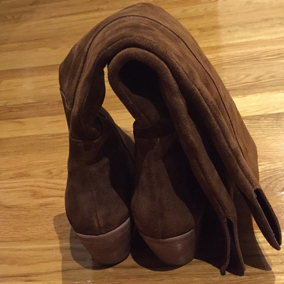 Steve Madden Cognac Leather Boots - Picture 7 of 8